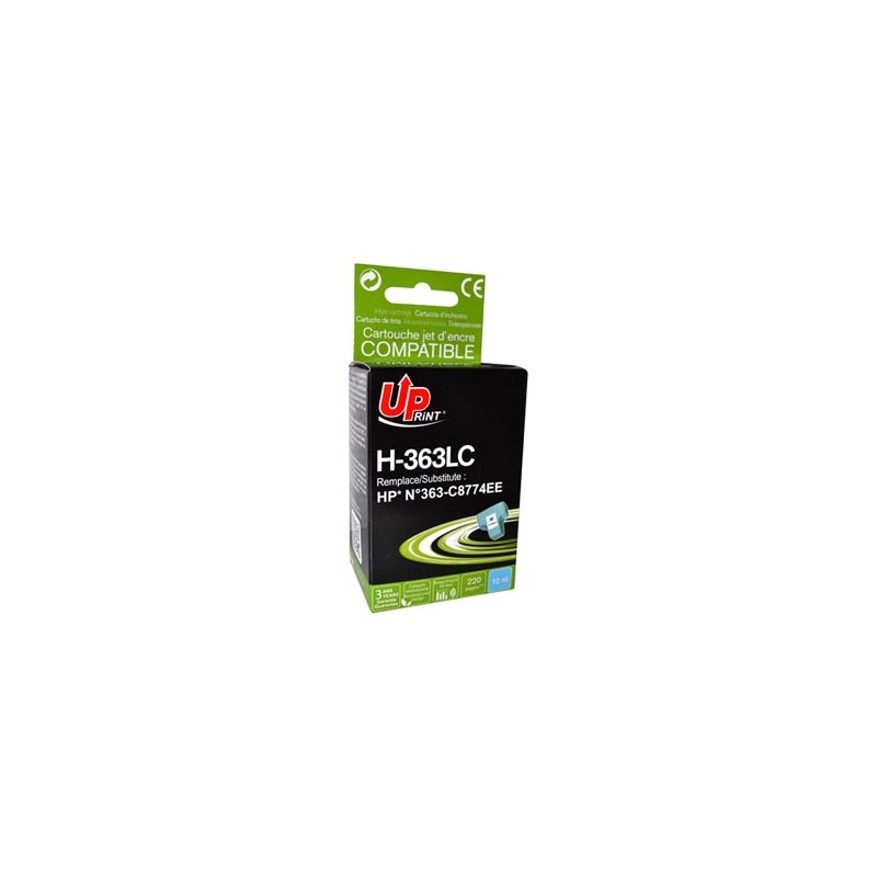 UPrint kompatybilny ink / tusz z C8774EE, HP 363, H-363LC, light cyan, 10ml