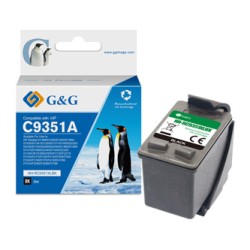 G&G kompatybilny ink / tusz z C9351A, HP 21, NH-R9351BK, black, 16ml, ml