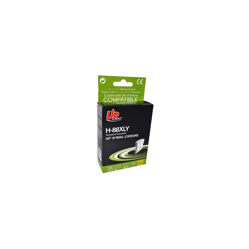 UPrint kompatybilny ink / tusz z C9393AE, HP 88XL, H-88Y, yellow, 35ml