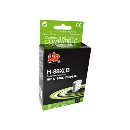 UPrint kompatybilny ink / tusz z C9396AE, HP 88XL, H-88B, black, 80ml