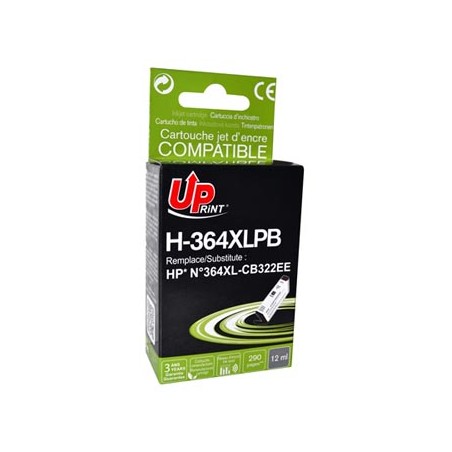 UPrint kompatybilny ink / tusz z CB317EE, CB322EE, HP 364, H-364XL-PB, photo black, 12ml