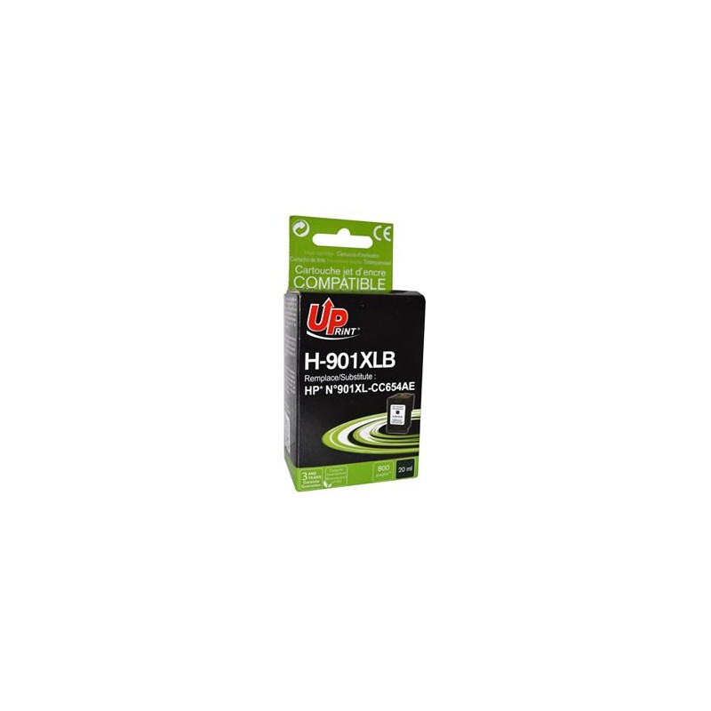 UPrint kompatybilny ink / tusz z CC654AE, HP 901XL, H-901XLB, black, 20ml