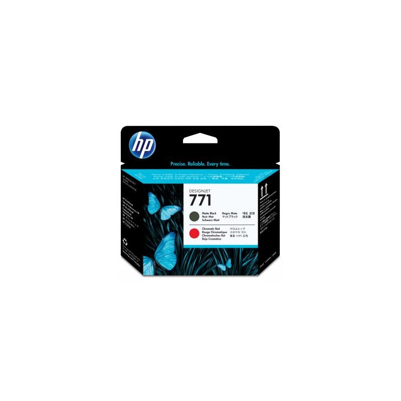 HP oryginalny głowica drukująca CE017A, HP 771, matte black/chromatic red