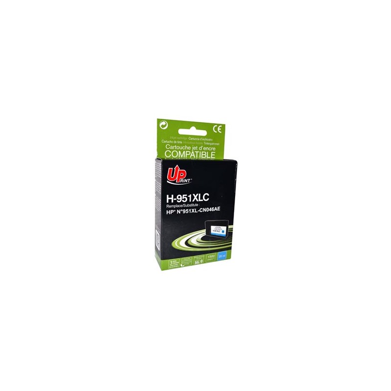 UPrint kompatybilny ink / tusz z CN046AE, HP 951XL, H-951XL-C, cyan, 1500s, 25ml