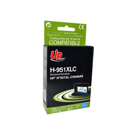 UPrint kompatybilny ink / tusz z CN046AE, HP 951XL, H-951XL-C, cyan, 1500s, 25ml