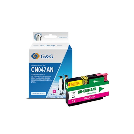 G&G kompatybilny ink / tusz z CN047AE, NP-H-0951XLM(HP950XL, magenta, 1500s