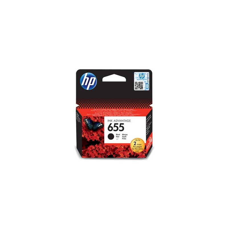 HP oryginalny ink / tusz CZ109AE, HP 655, black, 550s