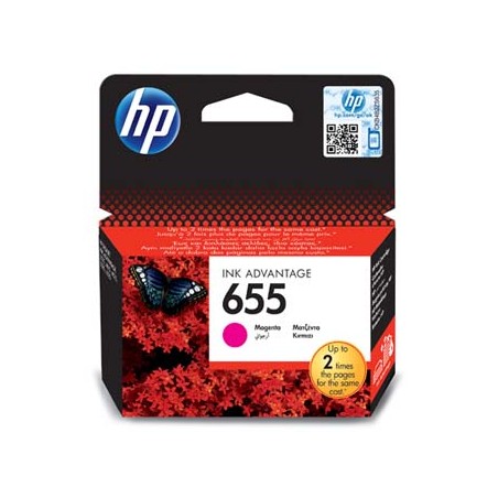 HP oryginalny ink / tusz CZ111AE, HP 655, magenta, 600s