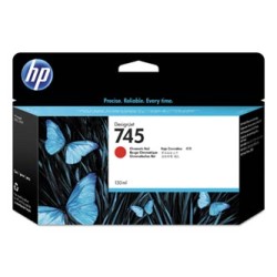 HP oryginalny ink / tusz F9K00A, HP 745, chromatic red, 130ml