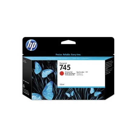 HP oryginalny ink / tusz F9K00A, HP 745, chromatic red, 130ml