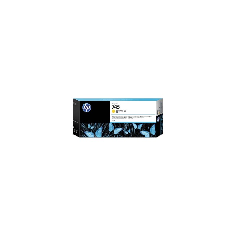 HP oryginalny ink / tusz F9K02A, HP 745, yellow, 300ml