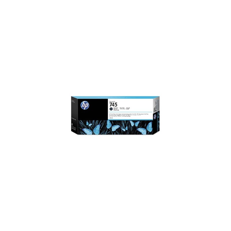 HP oryginalny ink / tusz F9K05A, HP 745, matte black, 300ml