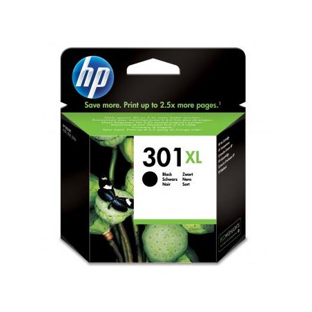 HP oryginalny ink / tusz CH563EE, HP 301XL, black, blister, 430s