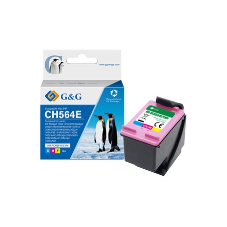 G&G kompatybilny ink / tusz z CH564EE, HP 301XL, NH-RC564C, color, 18ml, ml