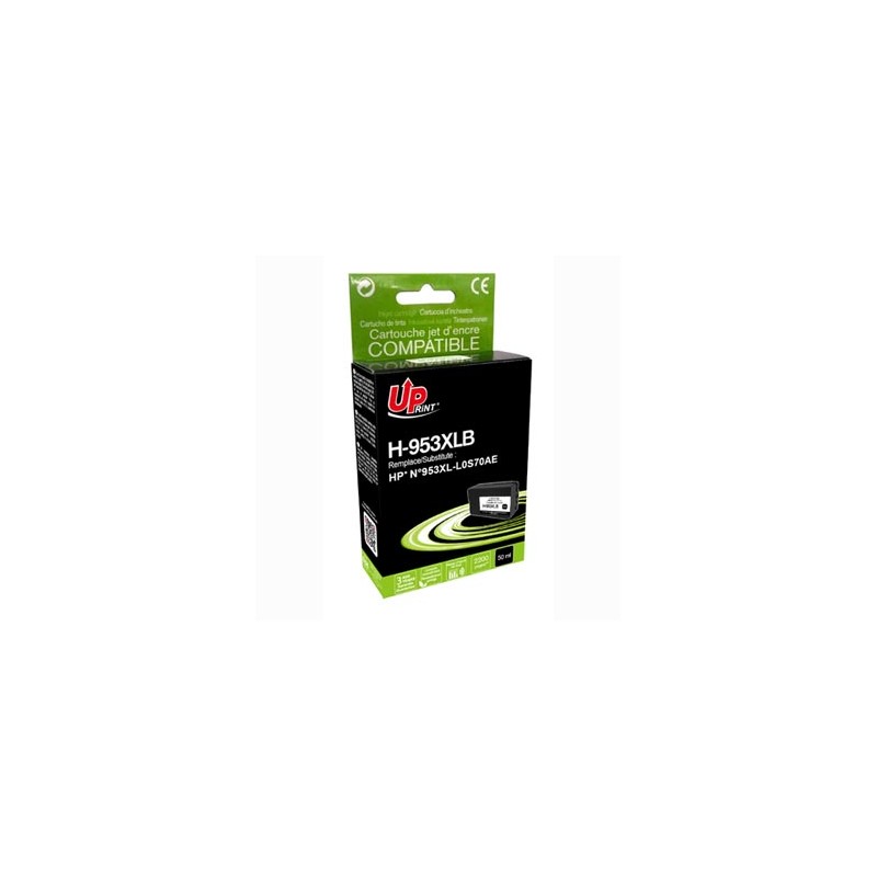 UPrint kompatybilny ink / tusz z L0S70AE, HP 953XL, H-953XLB, black, 2200s, 50ml, high capacity