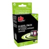 UPrint kompatybilny zestaw tuszy z N9J71AE, HP 62XL, black/color, 600/415s, 20/18ml, value pack