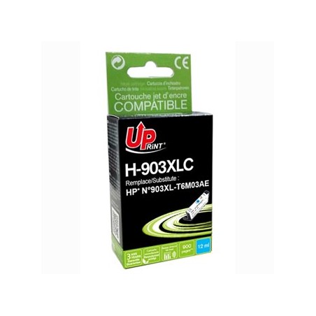 UPrint kompatybilny ink / tusz z T6M03AE, HP 903XL, H-903XLC, cyan, 900s, 12ml, high capacity