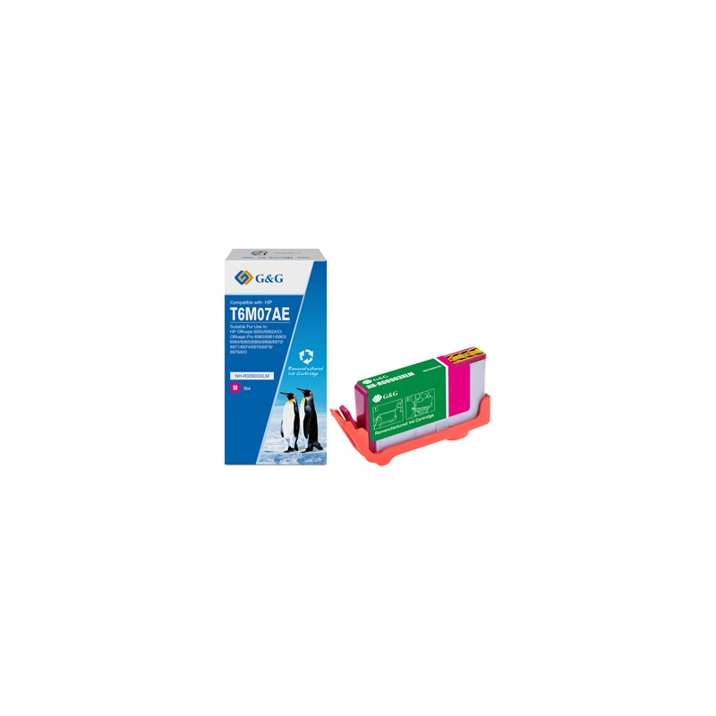 G&G kompatybilny ink / tusz z T6M07AE, HP 903XL, NH-R00903XLM, magenta, 825s