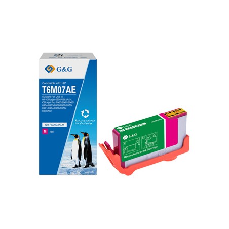 G&G kompatybilny ink / tusz z T6M07AE, HP 903XL, NH-R00903XLM, magenta, 825s