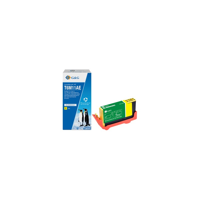 G&G kompatybilny ink / tusz z T6M11AE, HP 903XL, NH-R00903XLY, yellow, 825s