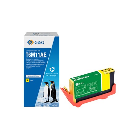 G&G kompatybilny ink / tusz z T6M11AE, HP 903XL, NH-R00903XLY, yellow, 825s