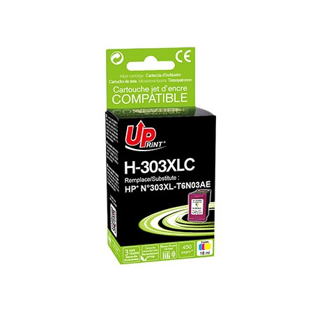 UPrint kompatybilny ink / tusz z T6N03AE, HP 303XL, color, 450s, high capacity