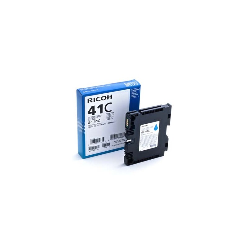 Ricoh oryginalny wkład żelowy 405762, GC41HC, cyan, 2200s