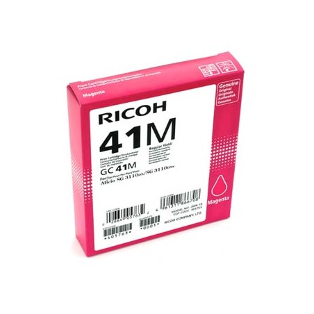 Ricoh oryginalny wkład żelowy 405763, GC41HM, magenta, 2200s