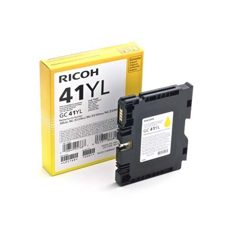 Ricoh oryginalny wkład żelowy 405768, GC41Y, yellow, 600s