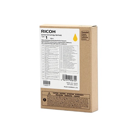 Ricoh oryginalny ink (DTG) typ 100, 257077, yellow, 500s, 100ml