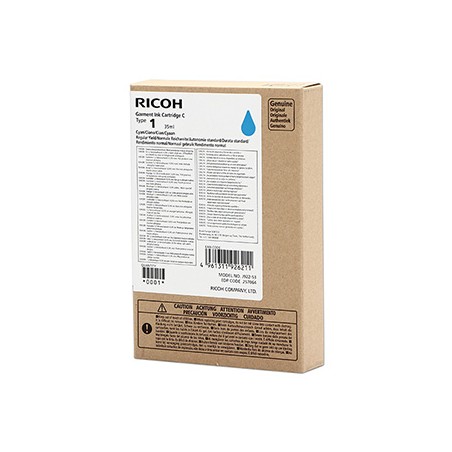 Ricoh oryginalny ink (DTG) typ 100, 257064, cyan, 150s, 35ml
