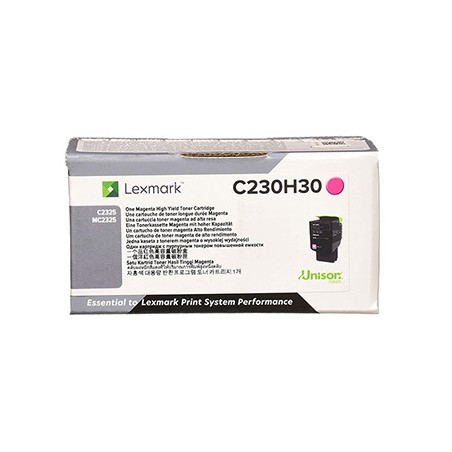 Lexmark oryginalny toner C230H30, magenta, 2300s, high capacity