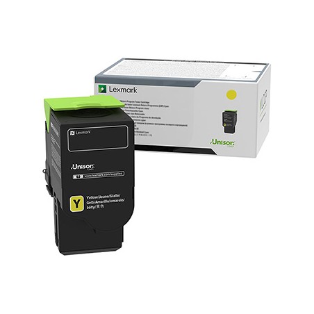 Lexmark oryginalny toner C240X40, yellow, 3500s, extra duża pojemność