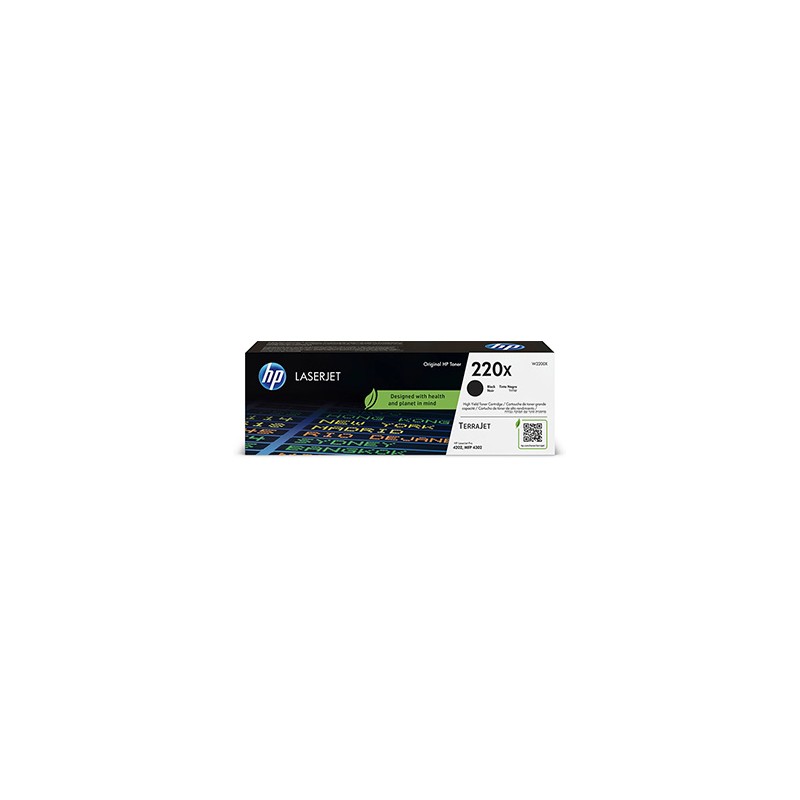 HP oryginalny toner W2200X, HP 220X, black, 7500s, high capacity