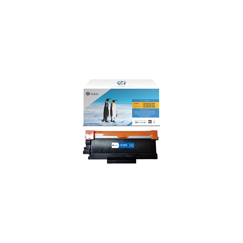 G&G kompatybilny toner z Brother TN2220, TN2010, NT-PB450(TN2220/TN2010), black, 2600s