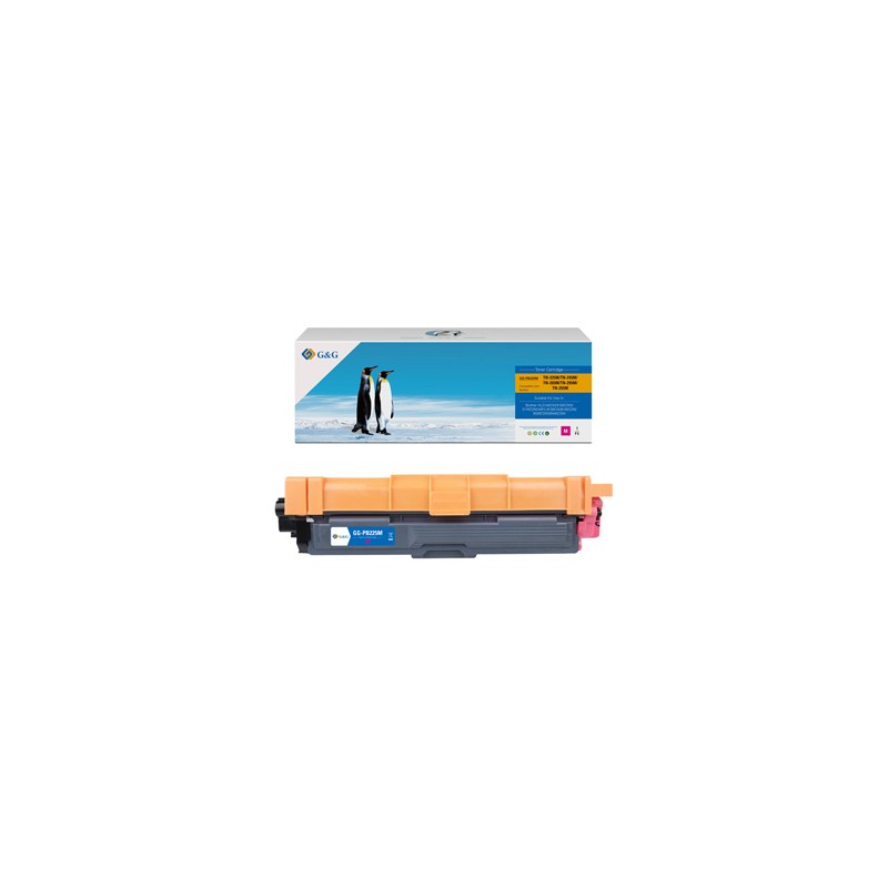 G&G kompatybilny toner z Brother TN245M, TN225M, TN265M, TN295M, TN255M, NT-PB225M, magenta, 2200s