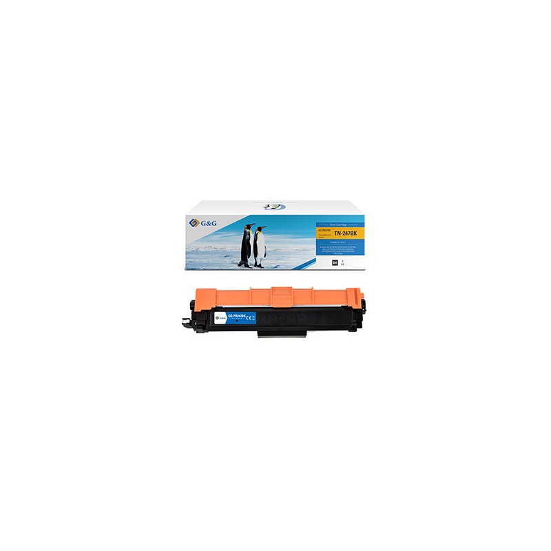 G&G kompatybilny toner z Brother TN247BK, NT-PB247BK, black, 3000s
