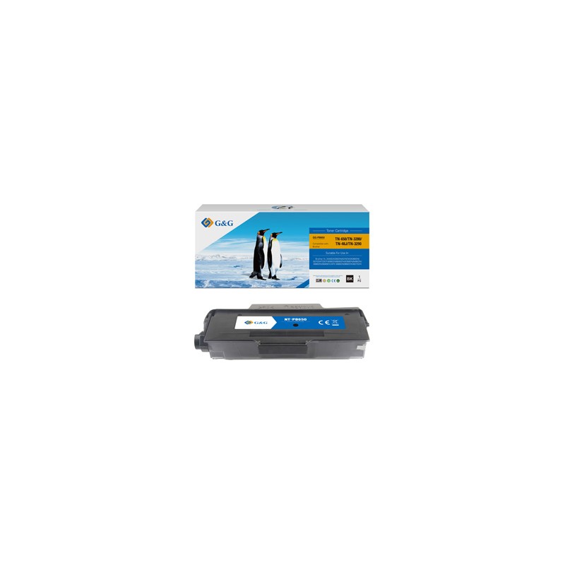 G&G kompatybilny toner z Brother TN3280, NT-PB650, black, 8000s