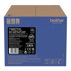 Brother oryginalny toner TN-821XLBK, black, 12000s