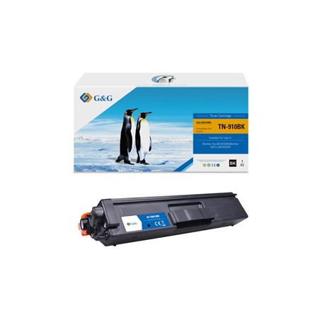 G&G kompatybilny toner z Brother TN910BK, NT-CB910BK, black, 9000s