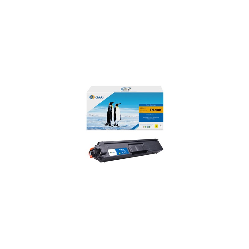 G&G kompatybilny toner z Brother TN910Y, NT-CB910Y, yellow, 9000s