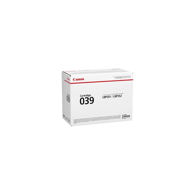 Canon oryginalny toner 039 BK, 0287C001, black, 11000s
