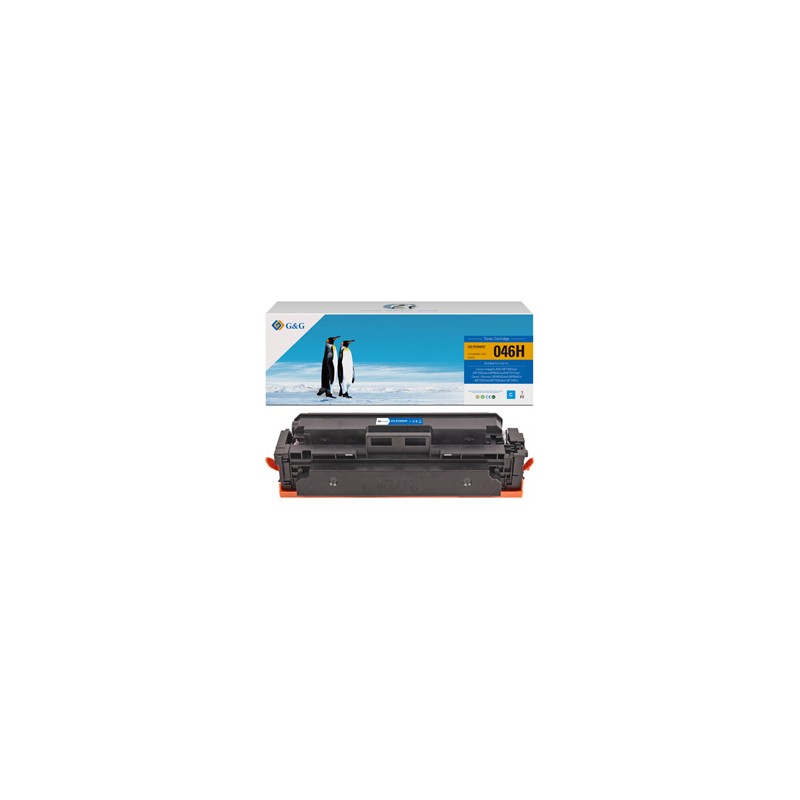 G&G kompatybilny toner z Canon 046HC, NT-PC046XC, cyan, 5000s, high capacity