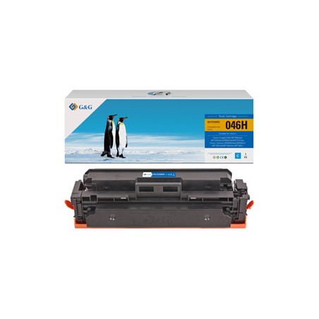 G&G kompatybilny toner z Canon 046HC, NT-PC046XC, cyan, 5000s, high capacity