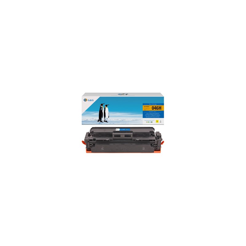 G&G kompatybilny toner z Canon 046HY, NT-PC046XY, yellow, 5000s, high capacity