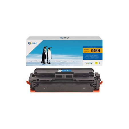 G&G kompatybilny toner z Canon 046HY, NT-PC046XY, yellow, 5000s, high capacity