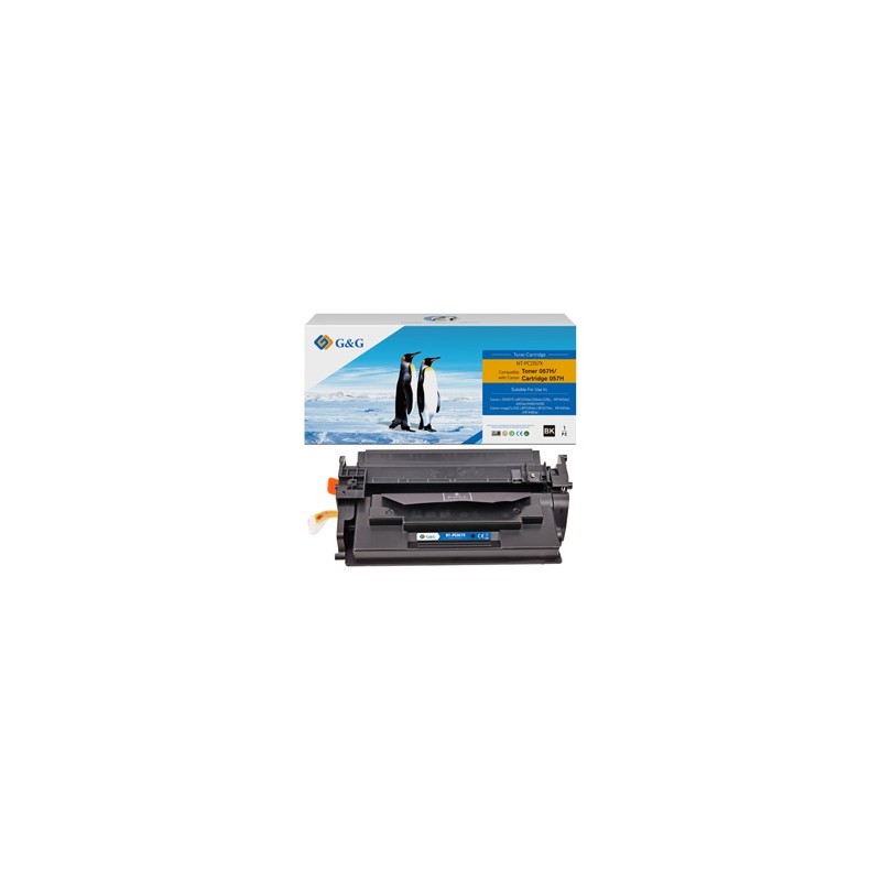 G&G kompatybilny toner z Canon 057H, NT-PC057X, black, 10000s, high capacity