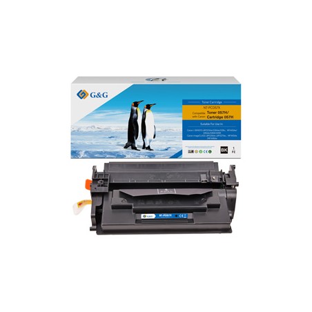 G&G kompatybilny toner z Canon 057H, NT-PC057X, black, 10000s, high capacity