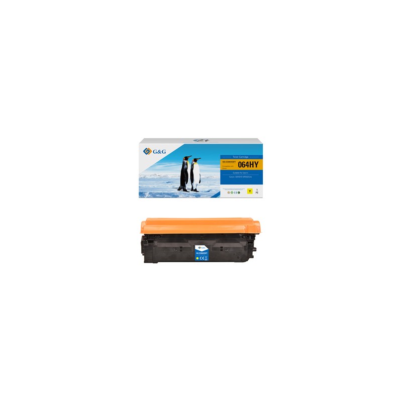 G&G kompatybilny toner z Canon 064 H Y, NT-CC064XQFY-RC, yellow, 10500s, high capacity
