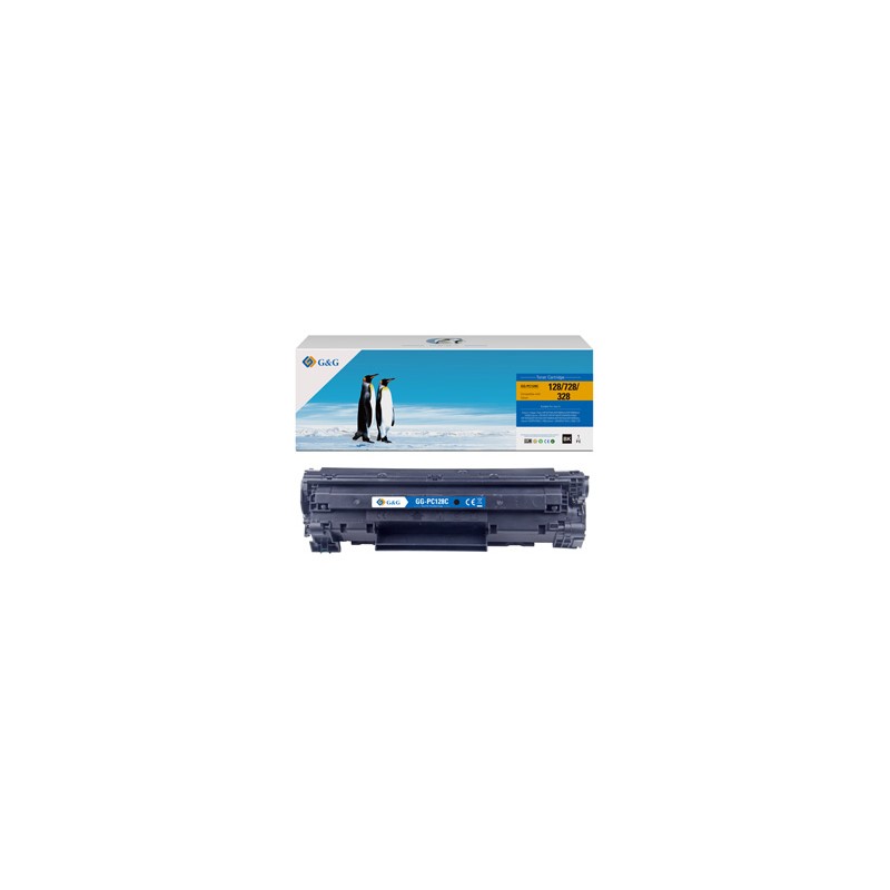 G&G kompatybilny toner z Canon CRG728, CRG128, CRG328, NT-PC128C, black, 2100s